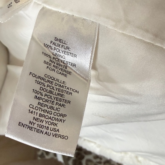 Elie Tahari Cream Teddy Jacket - Picture 6 of 6